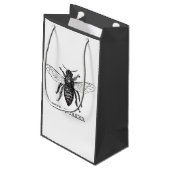 Petit Sac Cadeau Bee Worker Honey Black Bumblebee (Dos Angle)