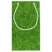 Petit Sac Cadeau Belle texture d'herbe verte de terrain de golf (Dos)