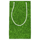 Petit Sac Cadeau Belle texture d'herbe verte de terrain de golf (Devant)