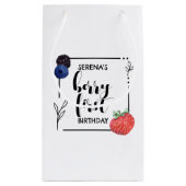 Petit Sac Cadeau Berry First | 1er anniversaire | Berry mixte | Min (Dos)
