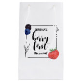 Petit Sac Cadeau Berry First | 1er anniversaire | Berry mixte | Min (Devant)