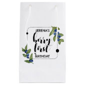 Petit Sac Cadeau Berry First | 1er anniversaire | Blueberry | Mimin (Devant)