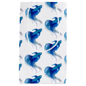 Petit Sac Cadeau Bêta bleu (Devant)