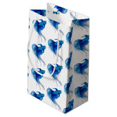 Petit Sac Cadeau Bêta bleu (Dos Angle)