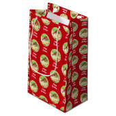 Petit Sac Cadeau Biche et faon (Dos Angle)