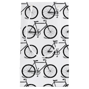 Petit Sac Cadeau Bicyclettes anciennes Vélo Art COULEUR ARRIÈRE -