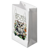 Petit Sac Cadeau bientôt, chouette (Devant Angle)