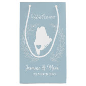 Petit Sac Cadeau Bienvenue dans Maine mariage faveurs personnalisé  (Dos)