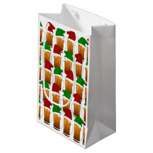 Petit Sac Cadeau Bière de Noël