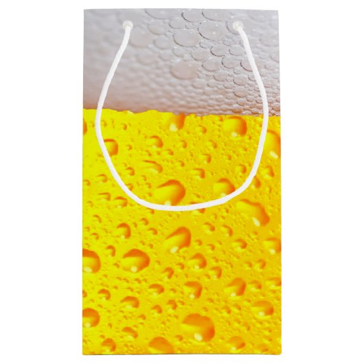 Petit Sac Cadeau Bière réaliste (Dos)