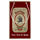 Petit Sac Cadeau Bière russe Bogatyr (Dos)