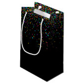 Petit Sac Cadeau Bières d'anniversaire Confetti (Dos Angle)