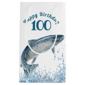 Petit Sac Cadeau Big Fish In Water 100e anniversaire (Devant)