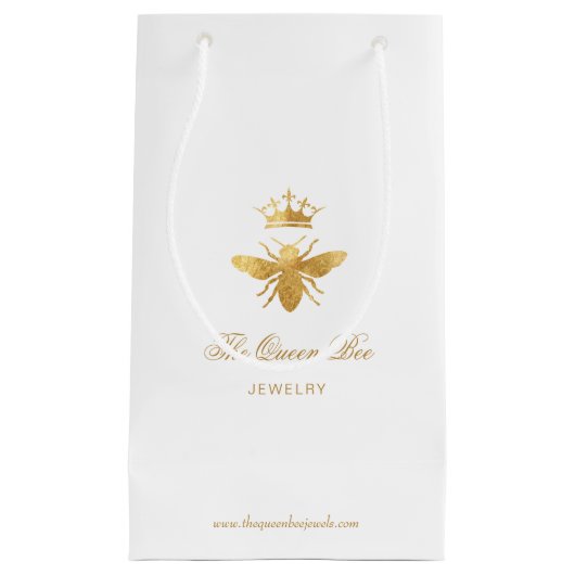 Petit Sac Cadeau bijoux à bijoux à bee (Devant)