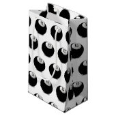 Petit Sac Cadeau billard huit boules (Devant Angle)