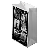 Petit Sac Cadeau Black and White Film Reel Custom Photo (Devant Angle)