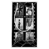 Petit Sac Cadeau Black and White Film Reel Custom Photo (Devant)