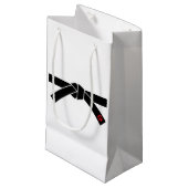 Petit Sac Cadeau Black Belt, arts martiaux (Devant Angle)