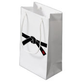 Petit Sac Cadeau Black Belt, arts martiaux (Dos Angle)