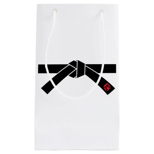 Petit Sac Cadeau Black Belt, arts martiaux (Devant)