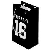 Petit Sac Cadeau Black Sporty Team Jersey (Dos Angle)