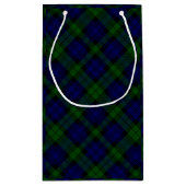 Petit Sac Cadeau Black Watch Tartan bleu vert Plaid (Dos)