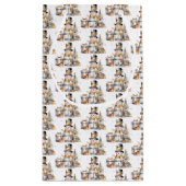 Petit Sac Cadeau Black White Christmas (Dos)