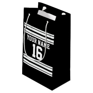 Petit Sac Cadeau Black White Team