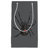 Petit Sac Cadeau Black Widow Spider Dessin original (Devant)
