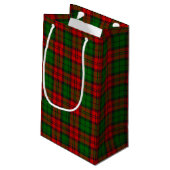 Petit Sac Cadeau Blackwatch Campbell Tartan Red Green Plaid (Dos Angle)