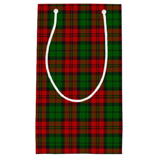 Petit Sac Cadeau Blackwatch Campbell Tartan Red Green Plaid (Devant)