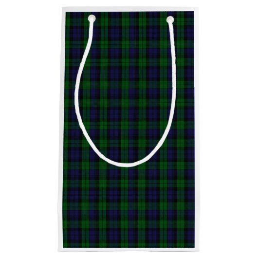 Petit Sac Cadeau Blackwatch Tartan (Devant)