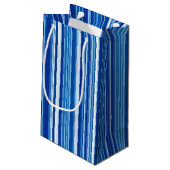 Petit Sac Cadeau Bleu (Dos Angle)