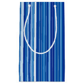Petit Sac Cadeau Bleu (Devant)