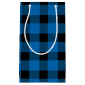 Petit Sac Cadeau Bleu Buffalo Country Lumberjack Plaid (Devant)