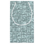 Petit Sac Cadeau Bleu clair, loft (Dos)