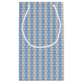 Petit Sac Cadeau Bleu courant Tan de Candystripe (Dos)