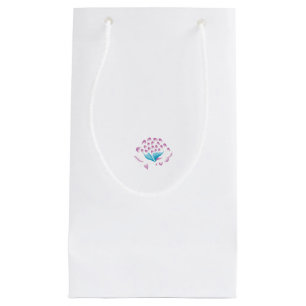 Petit Sac Cadeau Bleu de Cornflower clair, Ciel Mégenta, Fille