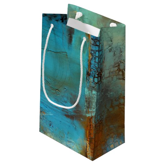 Petit Sac Cadeau Bleu deja (Dos Angle)