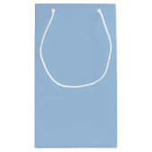 Petit Sac Cadeau Bleu doux d'hiver (Dos)