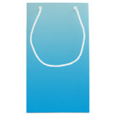 Petit Sac Cadeau Bleu Ombre d'Aqua (Dos)