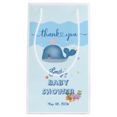 Petit Sac Cadeau Bleu sous la mer Baby Boy Douche (Devant)