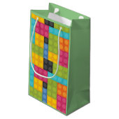 Petit Sac Cadeau Blocs de construction (Dos Angle)
