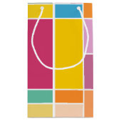 Petit Sac Cadeau Blocs géométriques au printemps (Dos)