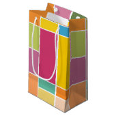 Petit Sac Cadeau Blocs géométriques au printemps (Devant Angle)