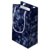 Petit Sac Cadeau Blue Sparkle (Dos Angle)