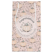 Petit Sac Cadeau Blush Pink Little Citrouille Baby Félicitations (Devant)