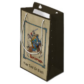 Petit Sac Cadeau Bogatyr russe médiéval (Devant Angle)