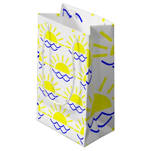 Petit Sac Cadeau Boho Sun (Devant Angle)