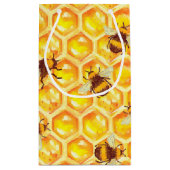 Petit Sac Cadeau Boîte-cadeau de peigne de miel (Dos)